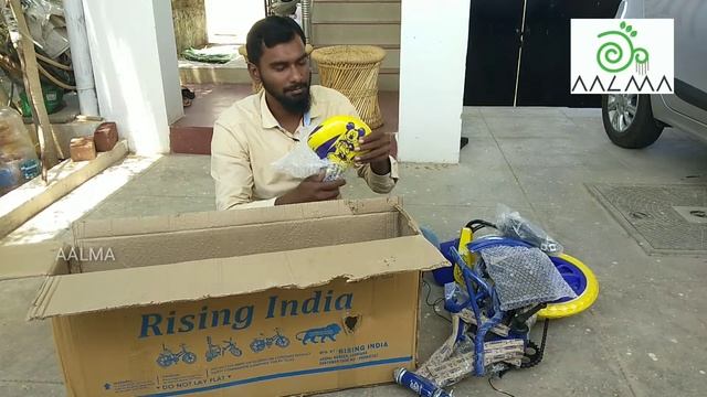 #Unboxing | New Bicycle Unboxing & Fitting | Tamil | aalma channel смотреть онлайн