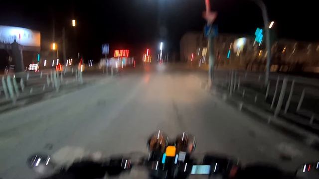 Ночной прострел на МОТОЦИКЛАХ.Honda,Kawasaki.GoProHero7Black. смотреть онлайн