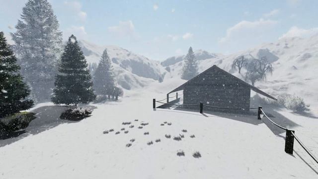 3ds max|| sketchup || animation || nature snow world || forest ||enscape || 4k video game смотреть онлайн