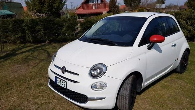 Fiat 500 Biała Perła 2016 Rok