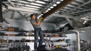 Установка электрической тали (тельфера) в бокс на двутавр