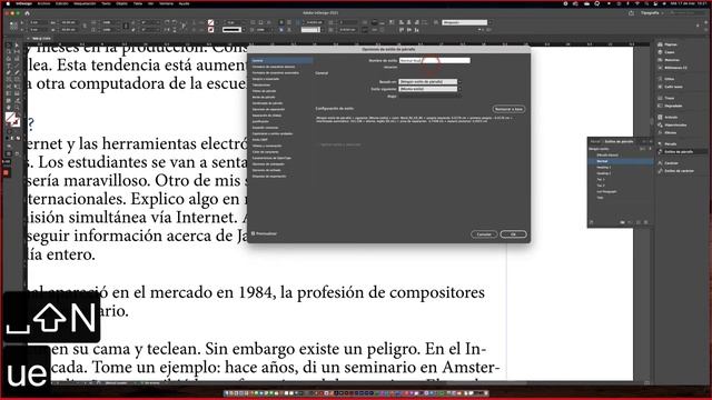 Menu Ver y Estilos de Texto en Indesign смотреть онлайн