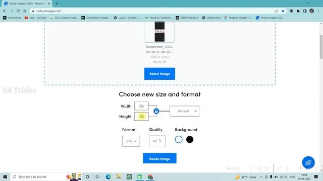 how to resize photo online (width & height) in mobile - photo ka width & height kaise kam karen смотреть онлайн