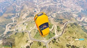 СПУСК БЕЗ ТОРМОЗОВ НА ЧИТЕРСКИХ МАШИНАХ ПО ТРАМПЛИНУ В ГТА 5! ЭКСПЕРИМЕНТ СПУСК В GTA 5