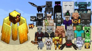 СУЕР БЛЕЙЗ ПРОТИВ МОБОВ МАЙНКРАФТ