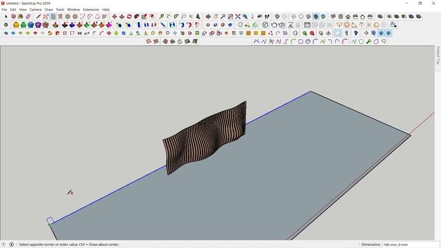How to make a wall panelling in Sketchup + Vray смотреть онлайн