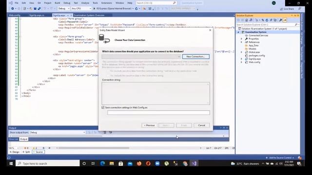 How to create user registration form||Signup page for online examination system in asp.net C# part смотреть онлайн