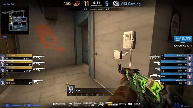 GOSU vs ViCi - IEM Katowice ASIA Minor - map2 - de_train [ceh9] смотреть онлайн