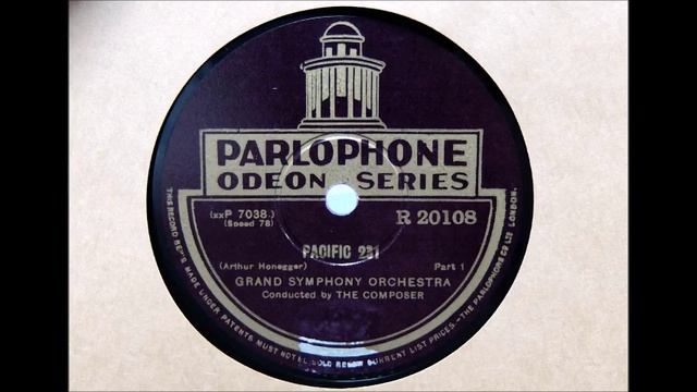 オネゲル 交響的運動「パシフィック231」自作自演盤 смотреть онлайн