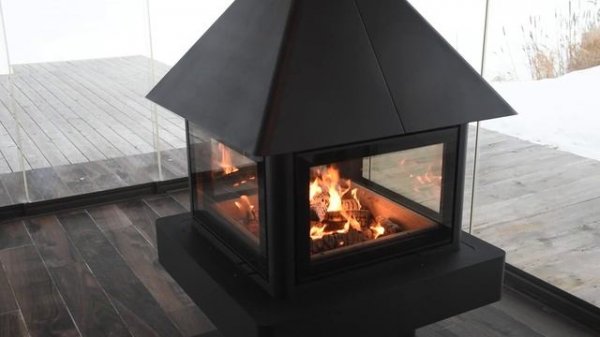 Островные камины серии Эклипс Экокамин - смотреть видео онлайн от «EcoKamin» в хорошем качестве