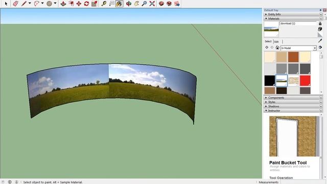 SketchUp Tutorial: How to make background in SketchUp model смотреть онлайн