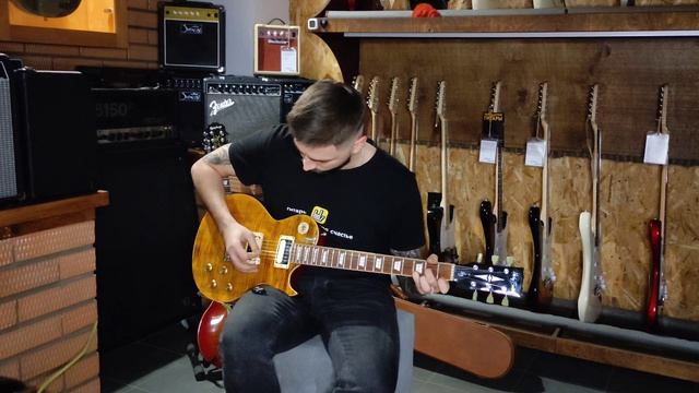 Обзор электрогитары Harley Benton SC-550 HH Paradise Amber Flame Deluxe Vietnam 2010s | SKIFMUSIC.R смотреть онлайн