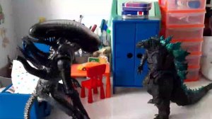 кошмар годзиллы #godzilla #ALIEN