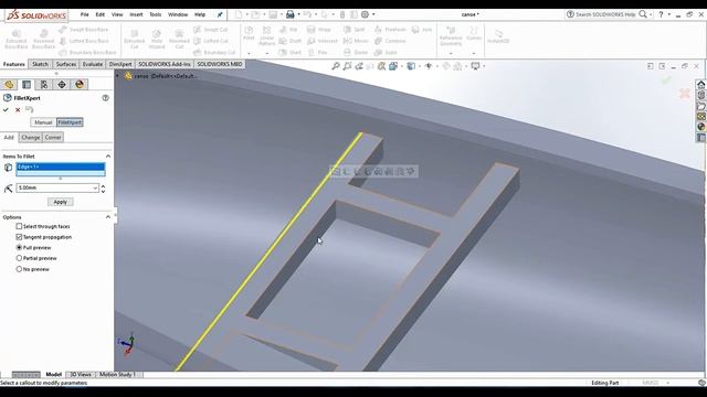 How to make wooden canoe in SolidWorks | Part 2 смотреть онлайн