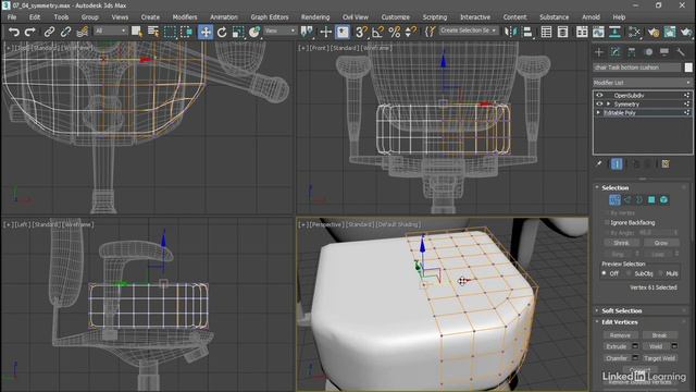 070 Modeling with the Symmetry modifier смотреть онлайн
