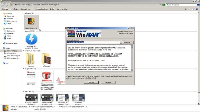 Como descargar WINRAR Facil смотреть онлайн