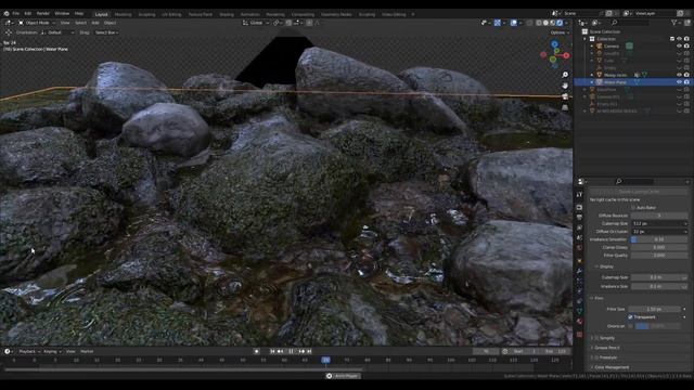 Rain.Water for Blender 3D - Water Plane Demo смотреть онлайн