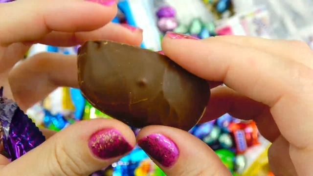 SNACK PARTY New Hershey's Kisses Peeps Sparkly Berry Nerds Galactic Cereal Cadbury Eggs Potato Chip