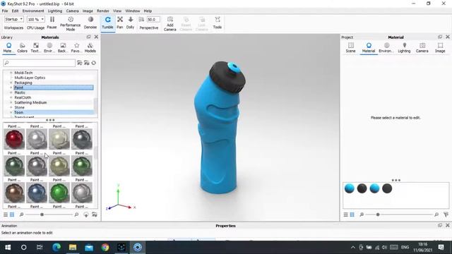 Shipper Bottle SolidWorks Design Tutorial | Rendering | смотреть онлайн
