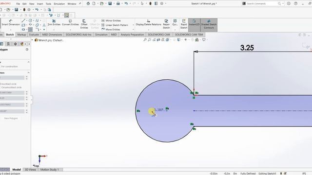 Wrench Design | CSWA Exam | SolidWorks Tutorials смотреть онлайн