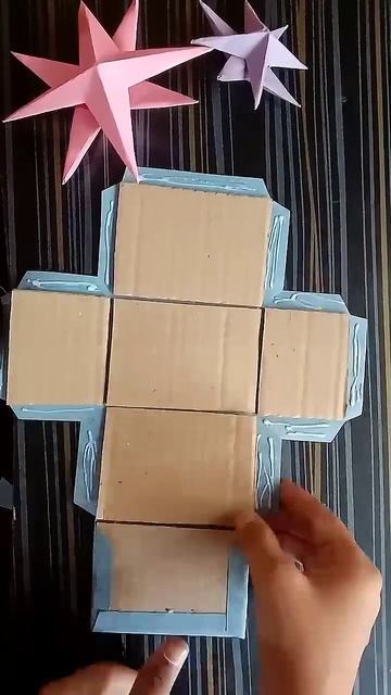 how to make box। paper box making/card board box/diy Christmas box /flower box #craft #shorts #diy смотреть онлайн