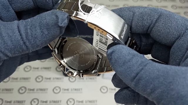 Японские наручные часы Casio Edifice EFV-560D-2A с хронографом смотреть онлайн