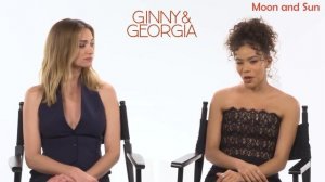 Брианна Хоуи & Антония Джентри || интервью "Джинни и Джорджия" 2 сезон (РУССКАЯ ОЗВУЧКА)