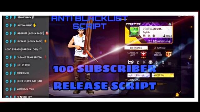 FREE FIRE NEW AUTO HEADSHOT VIP SCRIPT FREE | RANK WORKING | FULLY ANTIBANFREE FIRE HACK | смотреть онлайн