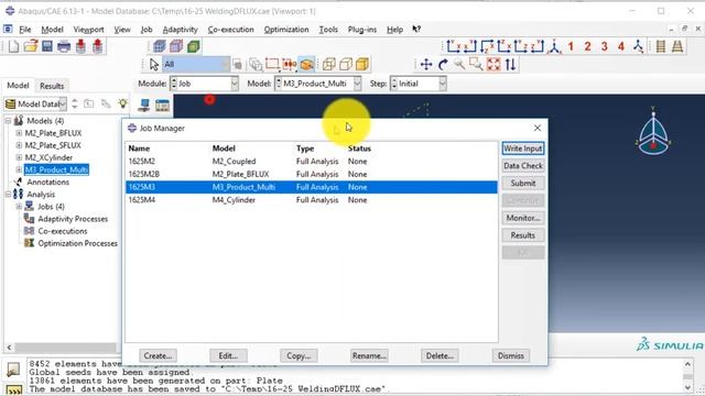 ABAQUS Tutorial | Welding Analysis with DFLUX subroutine | Coupled Temp-Displacement | 16-25 смотреть онлайн