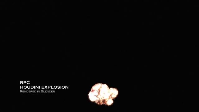 HOUDINI - BLENDER CYCLES - EXPLOSION смотреть онлайн