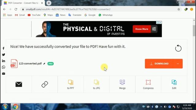 How to Convert Word, Excel, or PowerPoint Documents file to PDF for Free ? pdf file kaise banaye смотреть онлайн