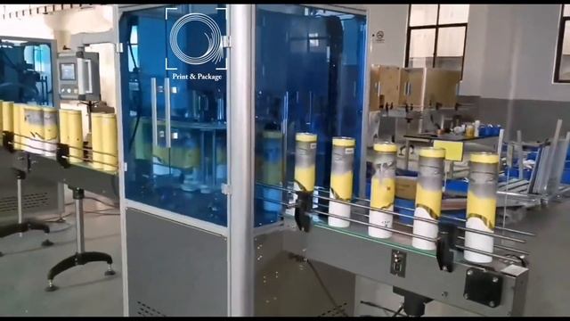 Автоматическое оборудование для установки металлической крышки на тубус смотреть онлайн