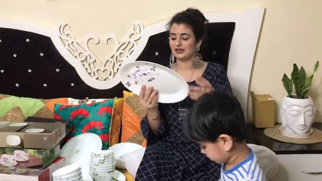 Kitchen Essentials | My Crockery Collection | Borosil, Milton, La Opala Dinner Set Review смотреть онлайн