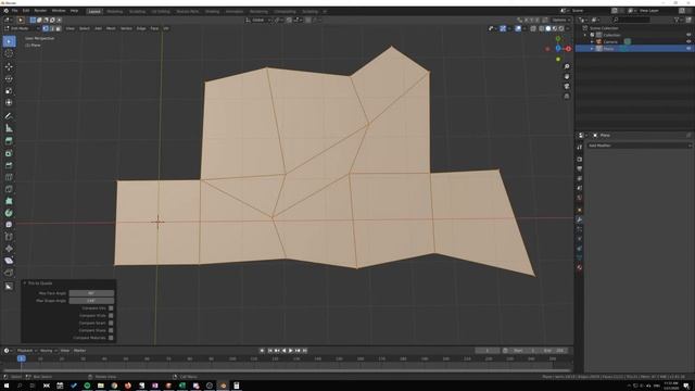 Blender - Tris to quads, edit mode tool explained смотреть онлайн