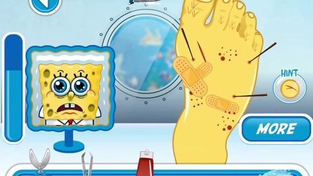 Spongebob Foot Doctor Gameplay Nel 2022 (Solo Puffin Web Browser) смотреть онлайн