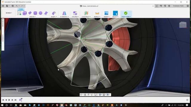 Car Design Fusion 360 смотреть онлайн