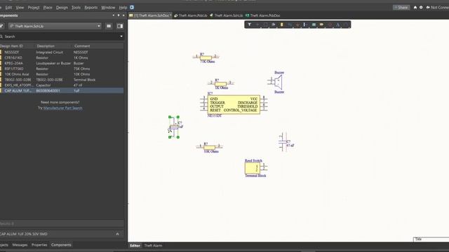 Theft Alarm using Altium Designer смотреть онлайн
