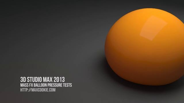 3D Studio Max 2013 - massFX Balloon Pressure Tests смотреть онлайн