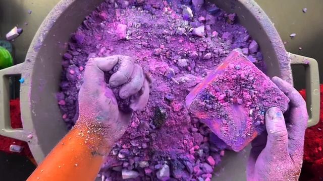 Асмр мел( спортивная магнезия, хрустящая, цветная) смотреть онлайн