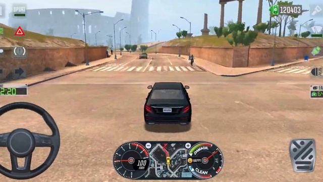 Taxi Sim 2022 Driving Mercedes CLA Game Play / Mercedes CLA Sürüşü Taksi Oyunu смотреть онлайн