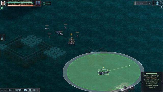 Fully Built,Ranked,Upgrade Photon ECM Fleet Vs Level 104 Vxp Target.