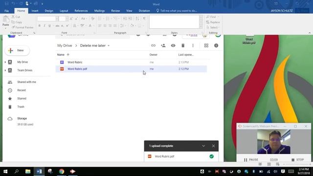 Convert a PDF to Google Doc via MS Word смотреть онлайн