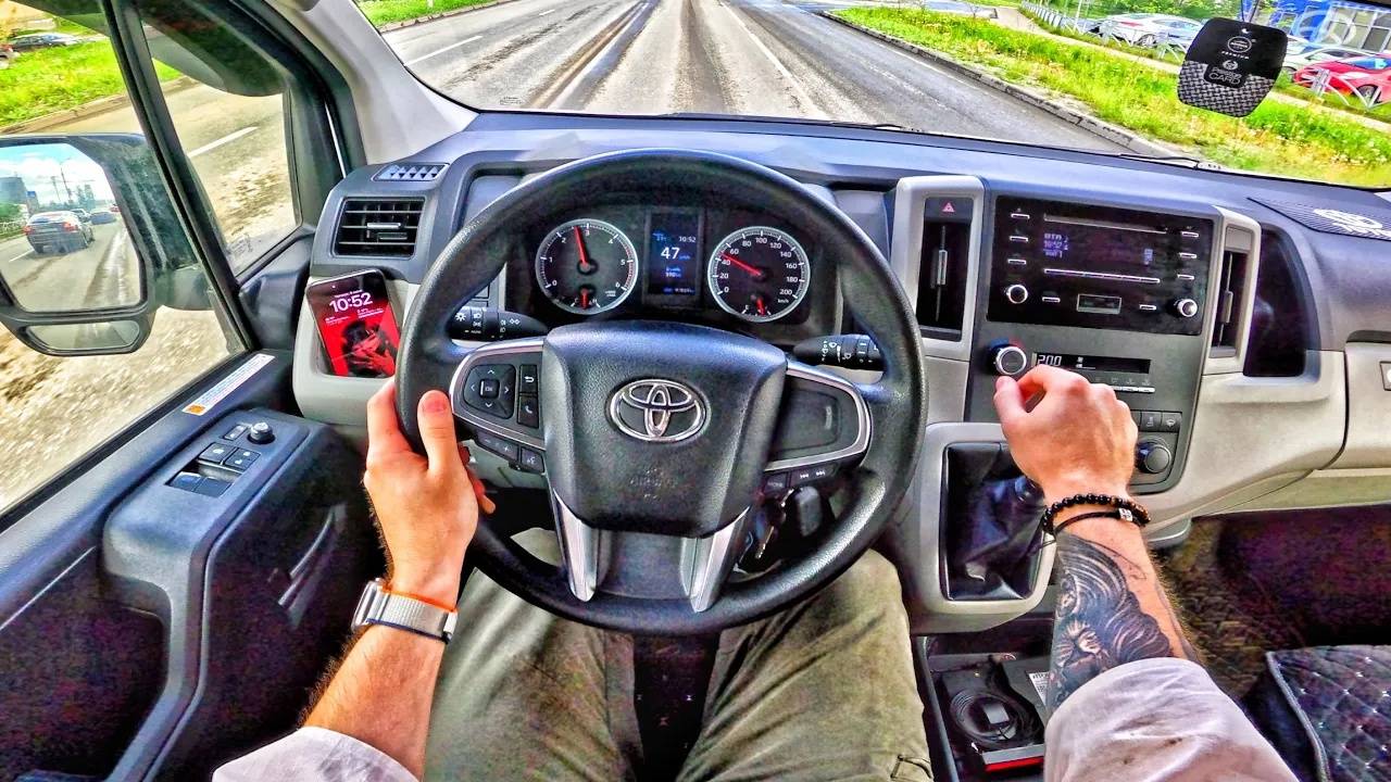 2021 Toyota HiAce 2.8D MT - ТЕСТ-ДРАЙВ ОТ ПЕРВОГО ЛИЦА смотреть онлайн