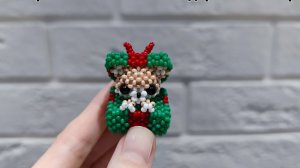 Мастер-класс Собачка в подарке из Бисера/МК средней сложности