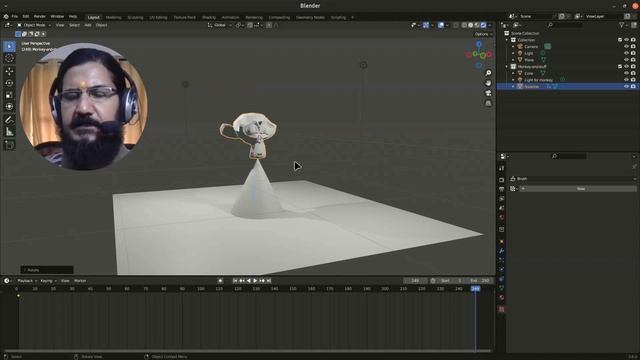 Blender 3D Interface - The timeline window смотреть онлайн