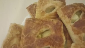 слойки с яблоком. простой и быстрый рецепт