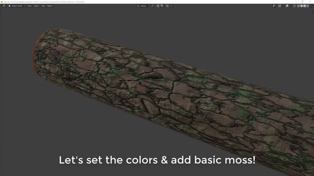 Wood Log Procedural Material Blender 2.8 Eevee смотреть онлайн