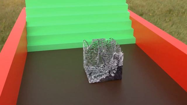 Flip Fluids In Rigid Body Object Falling Down Stairs In Blender смотреть онлайн