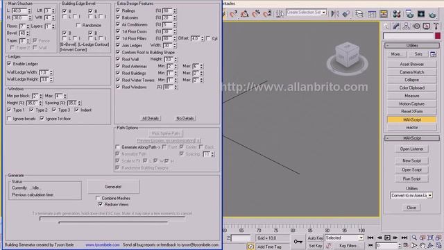 3ds Max 2009 - MAXScript - Building Generator.flv смотреть онлайн