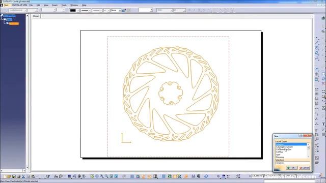 Rasterize image using MagicTracer and import in CATIA смотреть онлайн